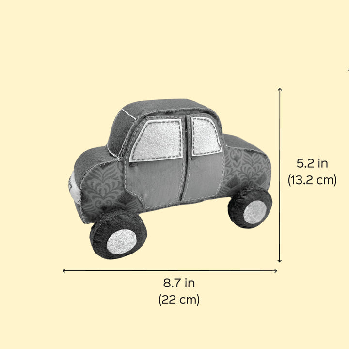 Handmade Rust Orange Car Toy