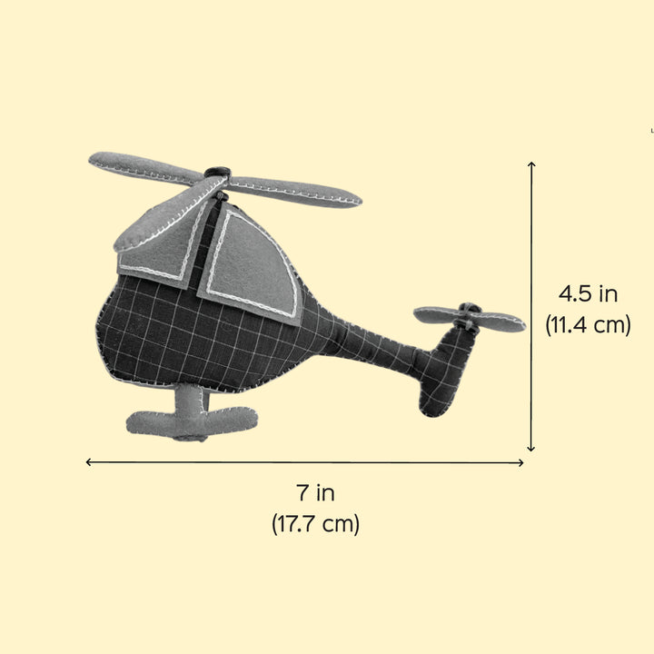 Handmade Pink Helicopter Toy