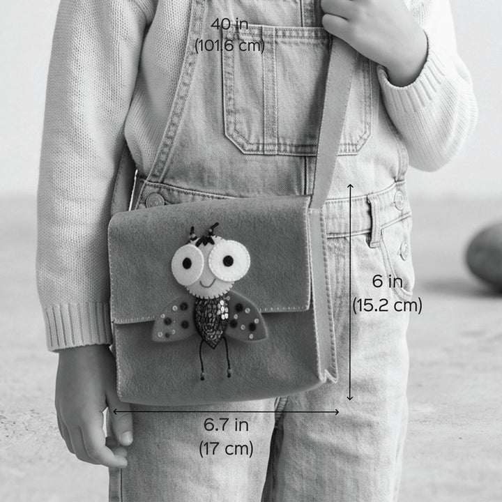 Handmade Red Fish Sling Bag for Kids | 3+