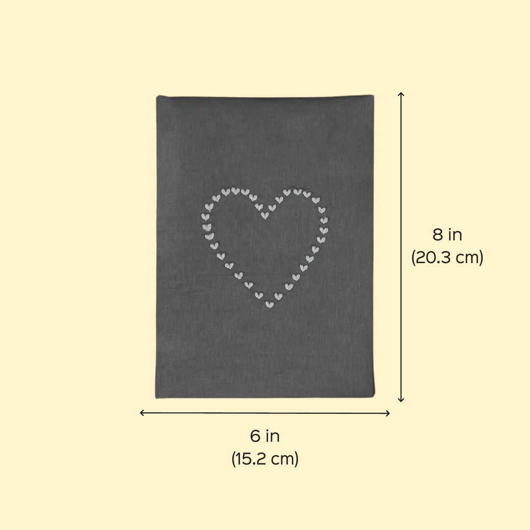 Eco-Friendly Handmade Hamper | 1 A5 Embroidered Hardcover Notebook, 1 Plantable Pen, 2 Seeds & 1 Gift Box