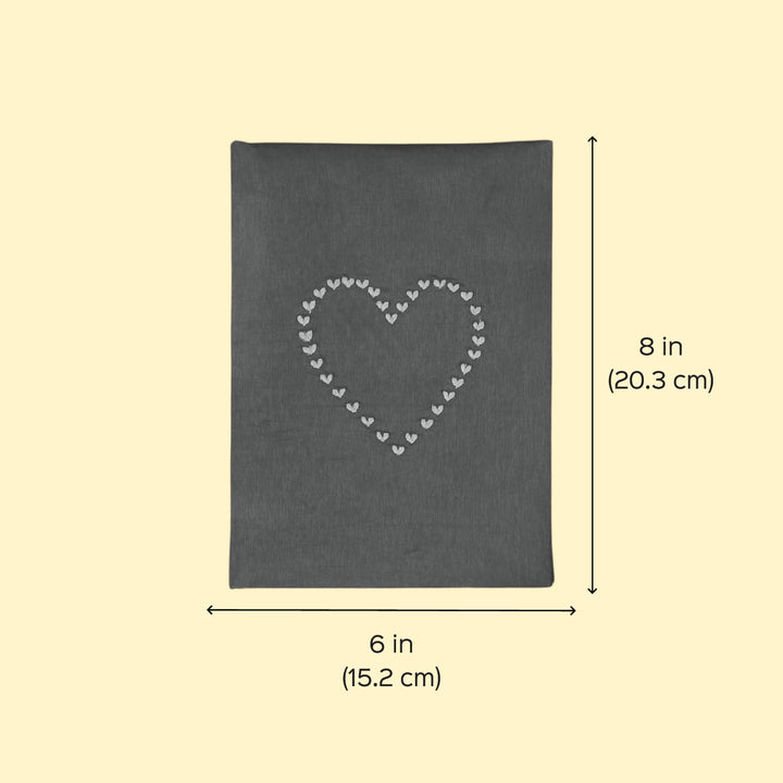 Eco-Friendly Handmade Hamper | 1 A5 Embroidered Hardcover Notebook, 1 Plantable Pen, 2 Seeds & 1 Gift Box