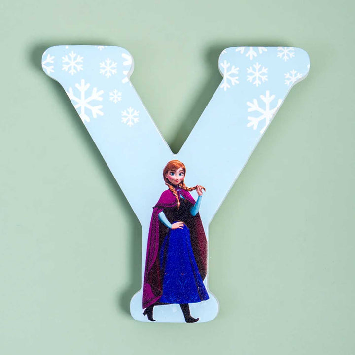Handmade Frozen Princess Theme MDF Wood 3D Wall Letter For Kids - Y