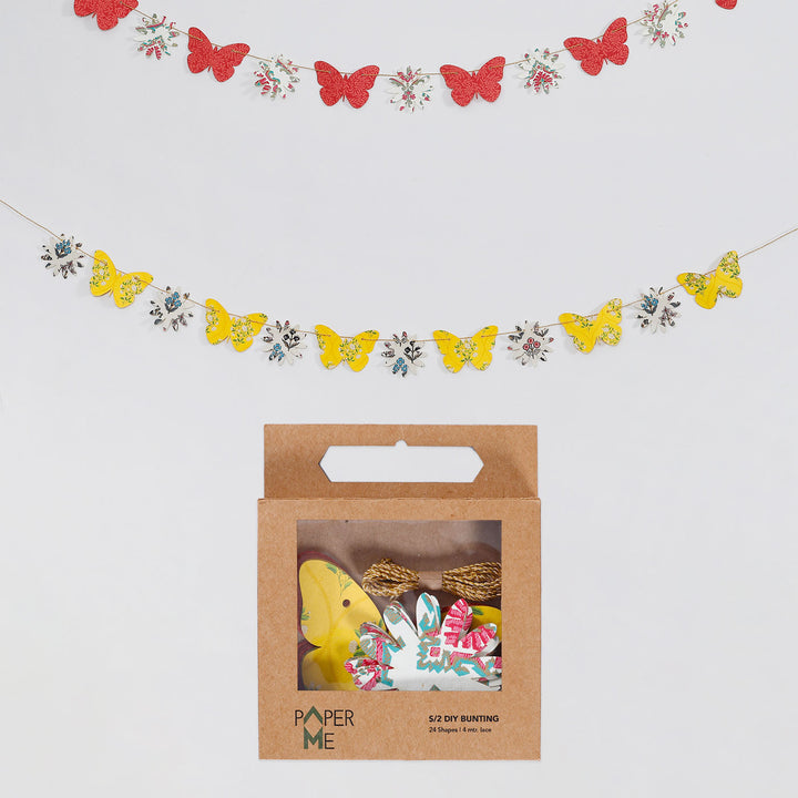DIY Butterfly & Flower Bunting Kit