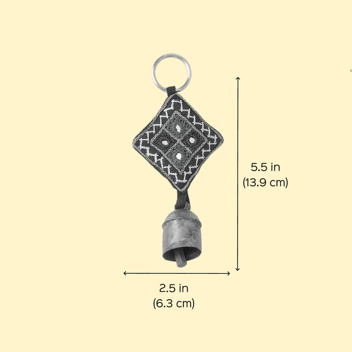 Handcrafted Kutch Embroidery Keychain