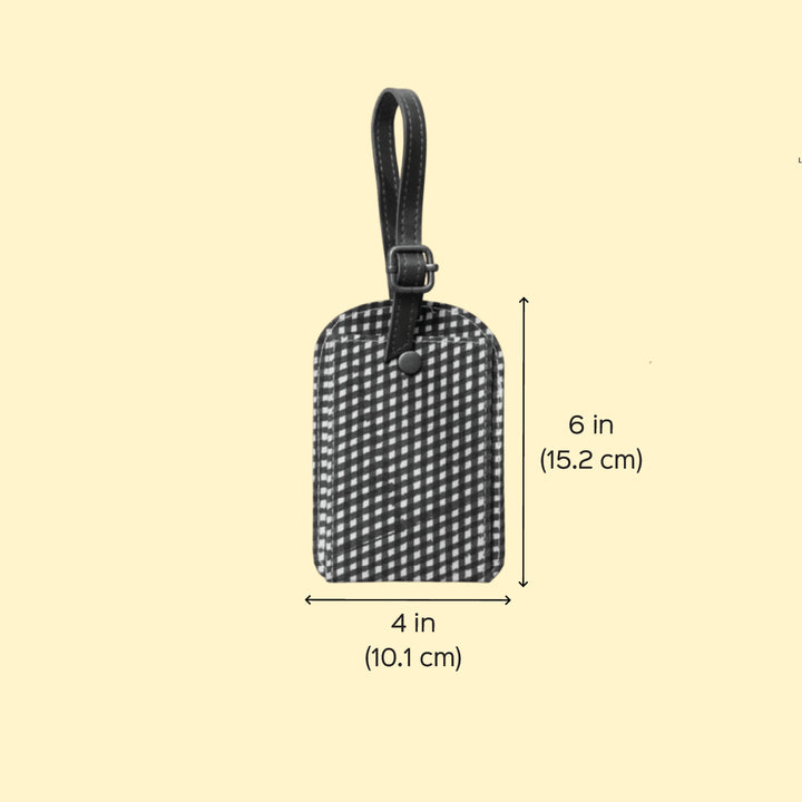 Block Printed Handmade Luggage Tag