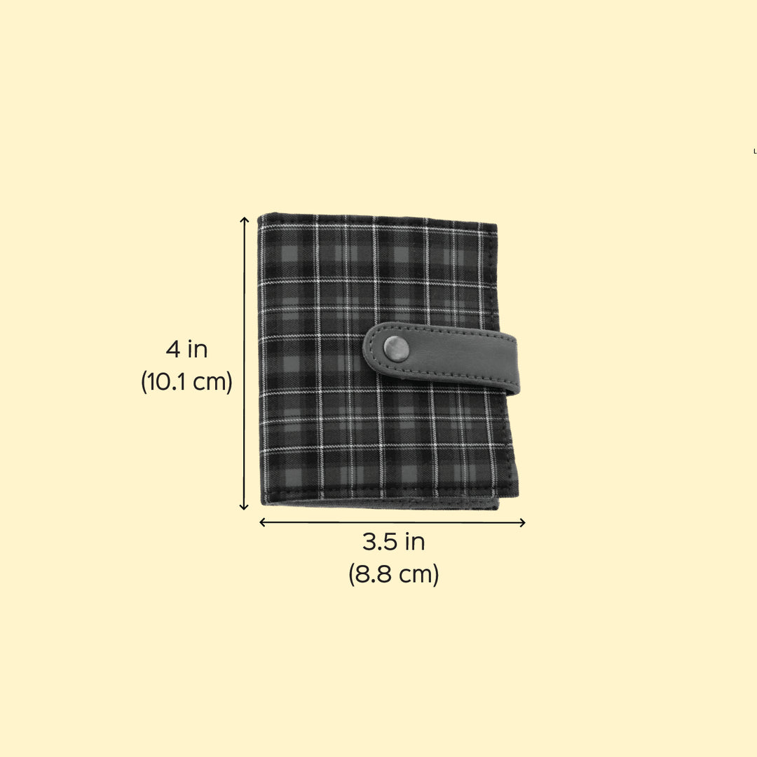 Red & Black Plaid Handmade Card Holder