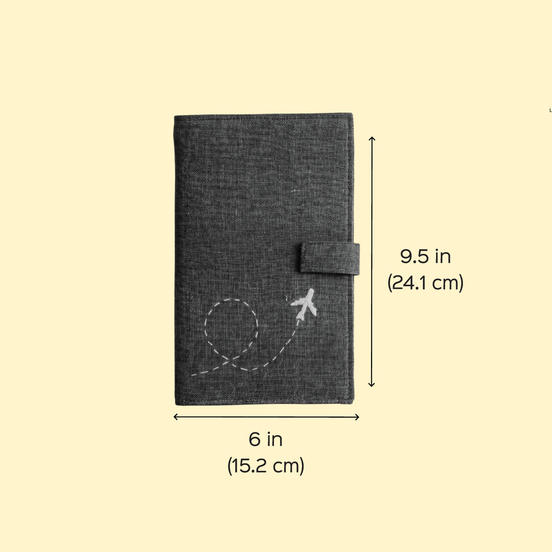 Bon Voyage Denim Passport Holder