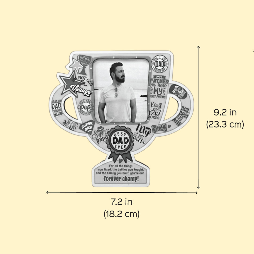 Quirky Dad Cup Photo Frame