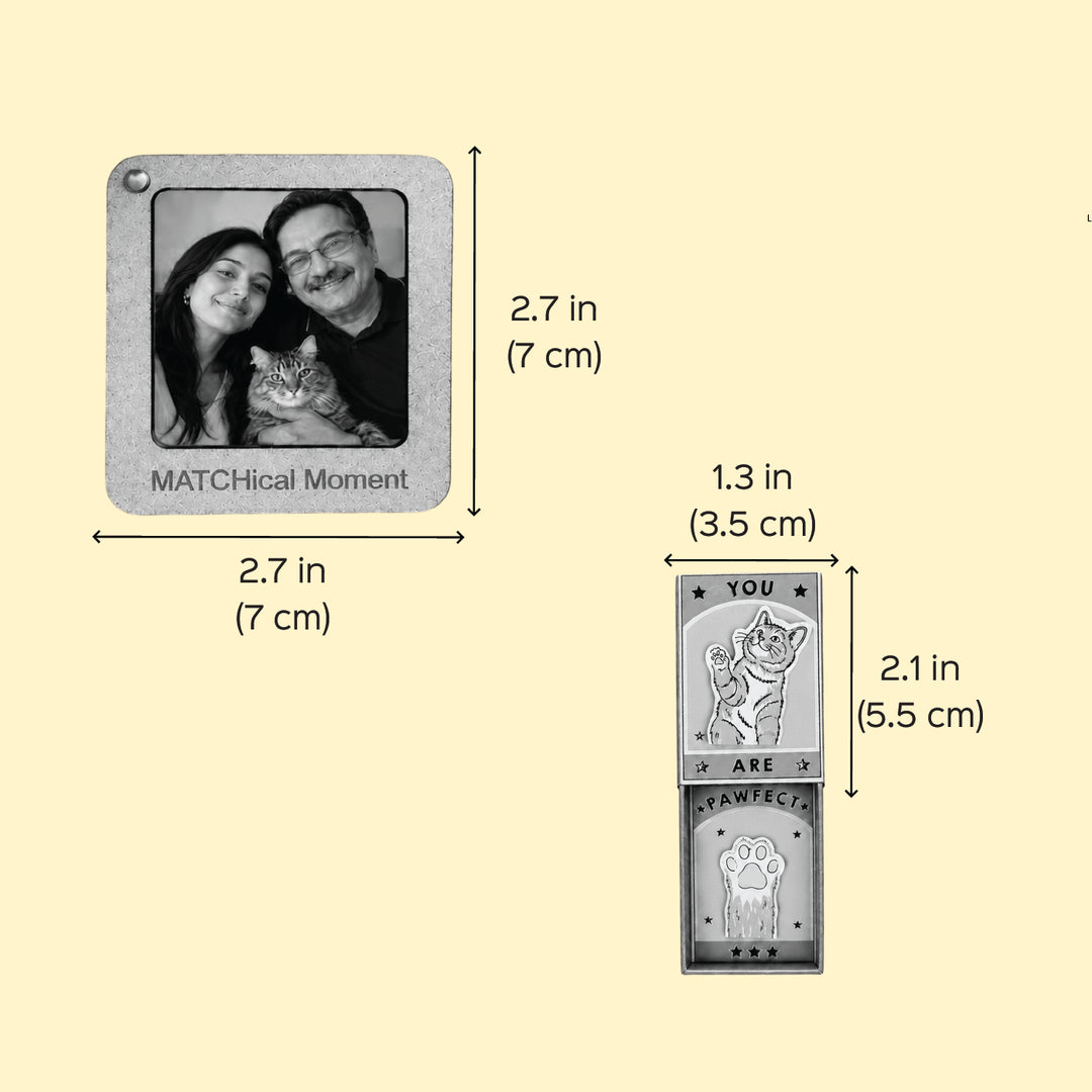 Personalised Father’s Day Gift for Dog Dad Magnet Combo Set