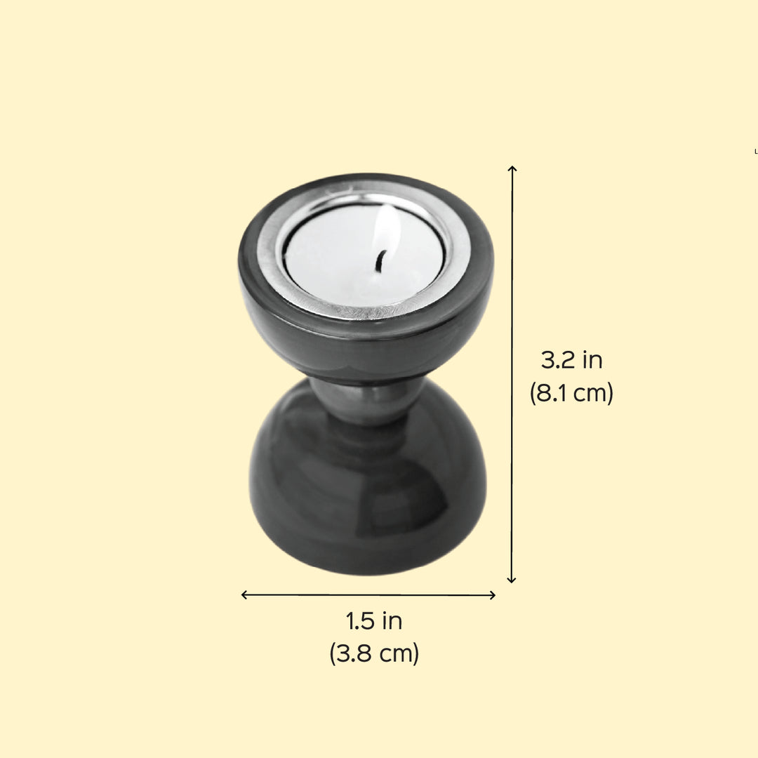 Handcrafted Channapatna Wooden Tea Light Holder