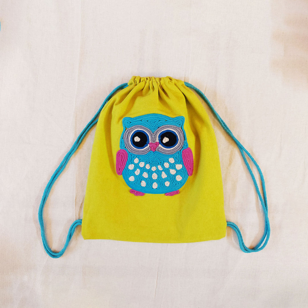 Embroidered Kid's Animal Theme Backpack for School & Trips