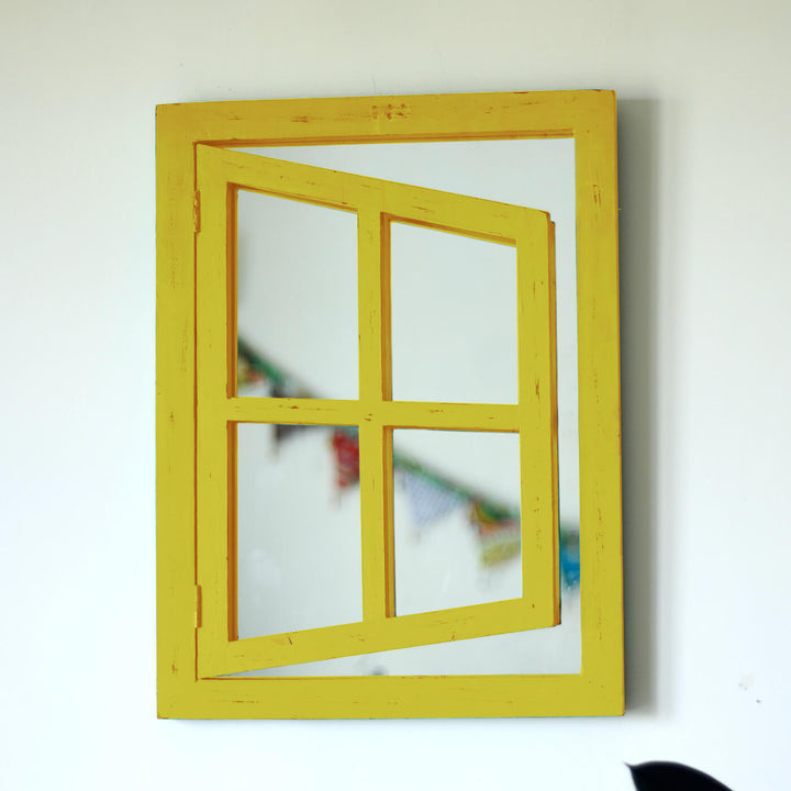 Small Classic Illusion Window Mirror