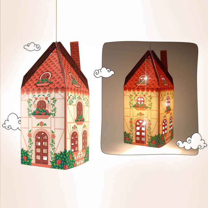Happy Home DIY Paper Lamp Shade