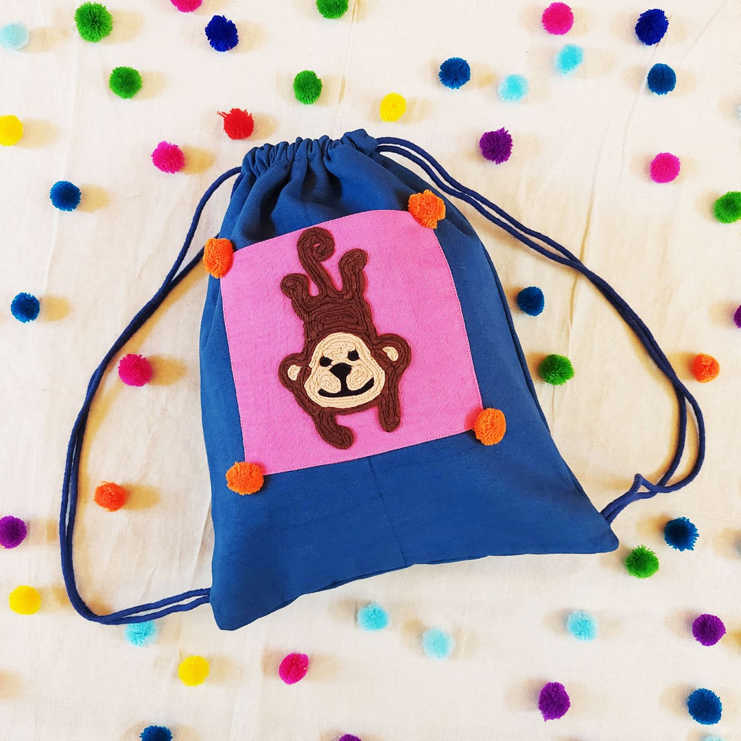 Embroidered Kid's Animal Theme Backpack for School & Trips