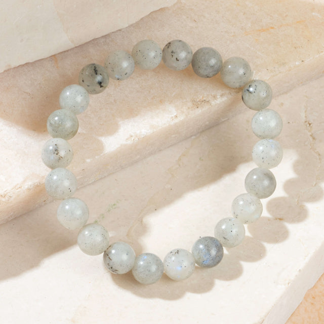 Gemstone Crystal Bracelet (Aquamarine / Rose Quartz ) – Crystolver | Healing  Crystal Gift Shop