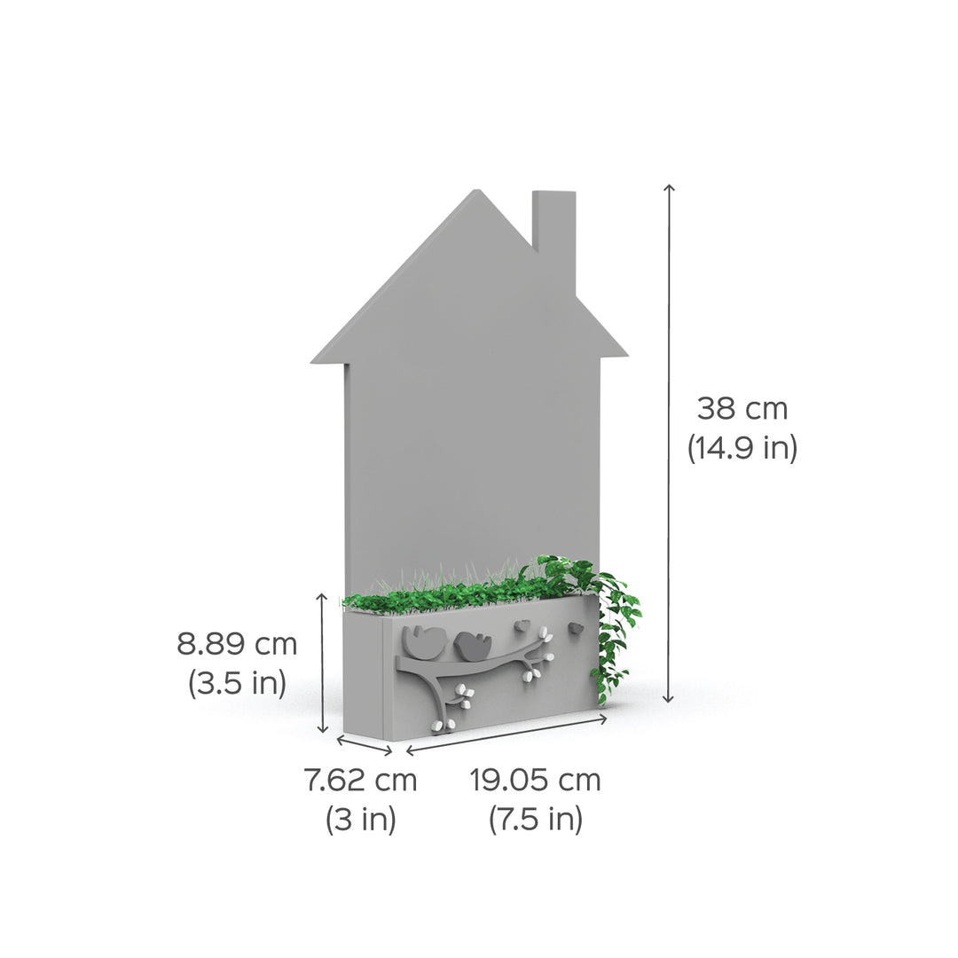 House Shaped Birds Planter Nameboard