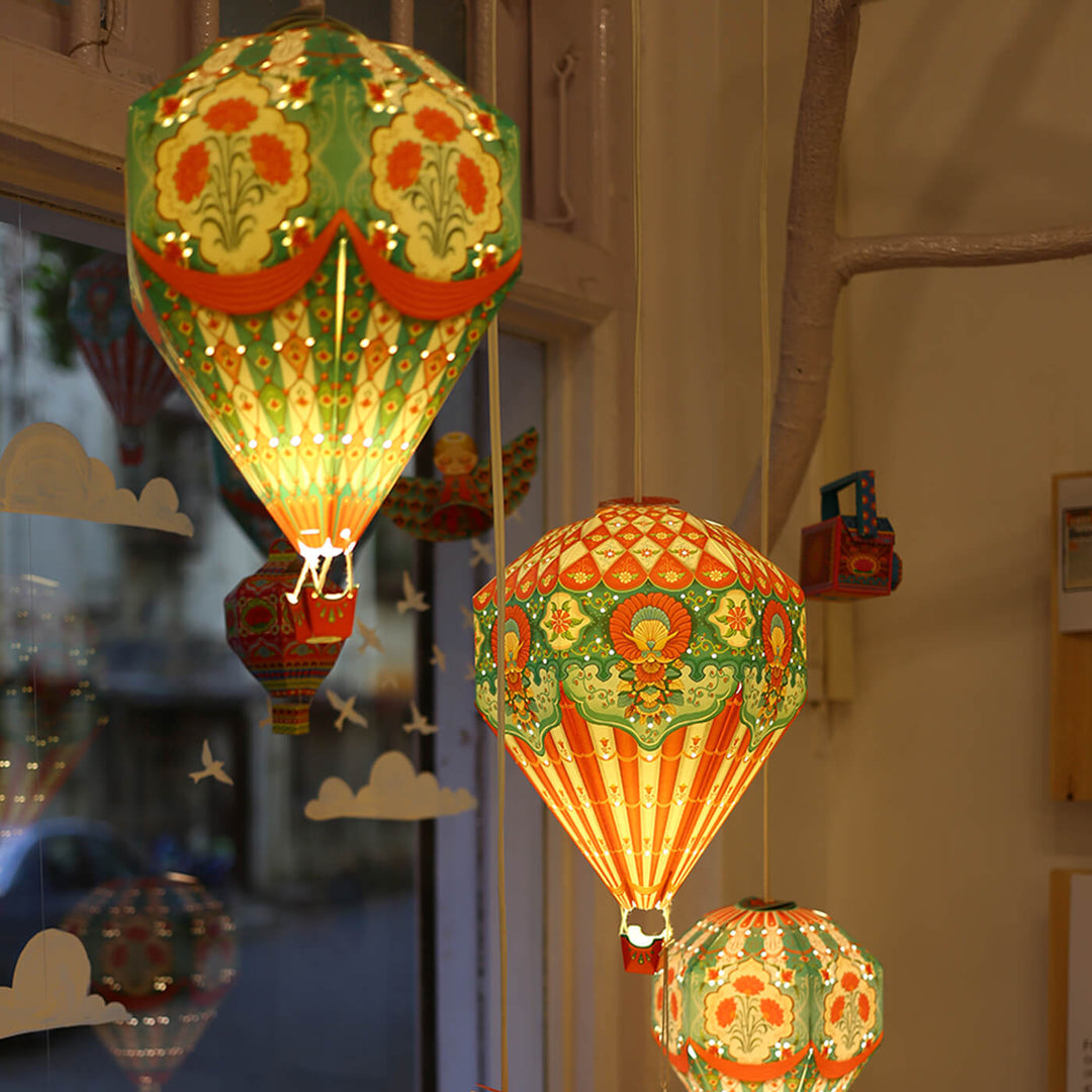 Big Hot Air Balloon DIY Paper Lamp Shade