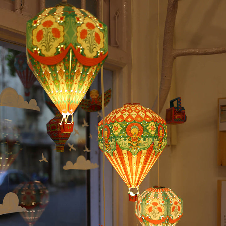 Big Hot Air Balloon DIY Paper Lamp Shade