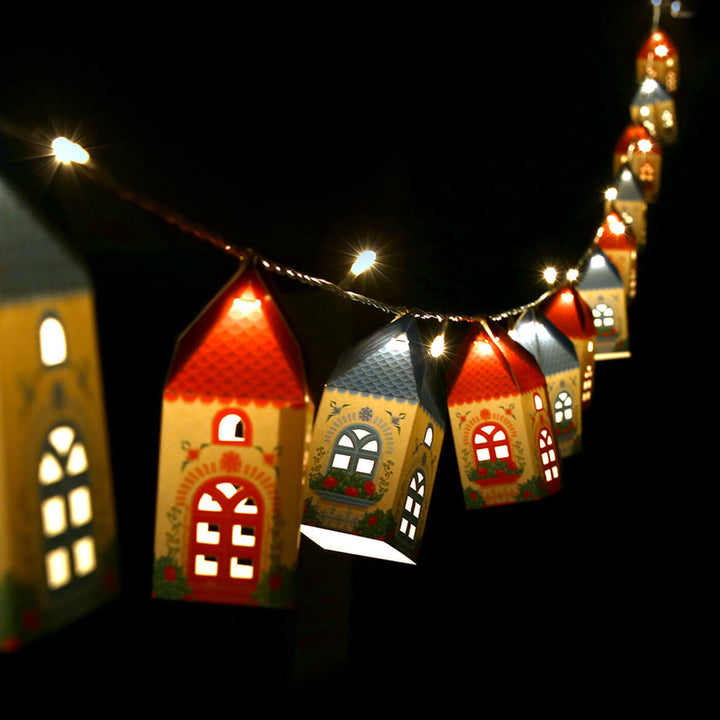 Paper Mini Happy Home DIY Fairy Lights