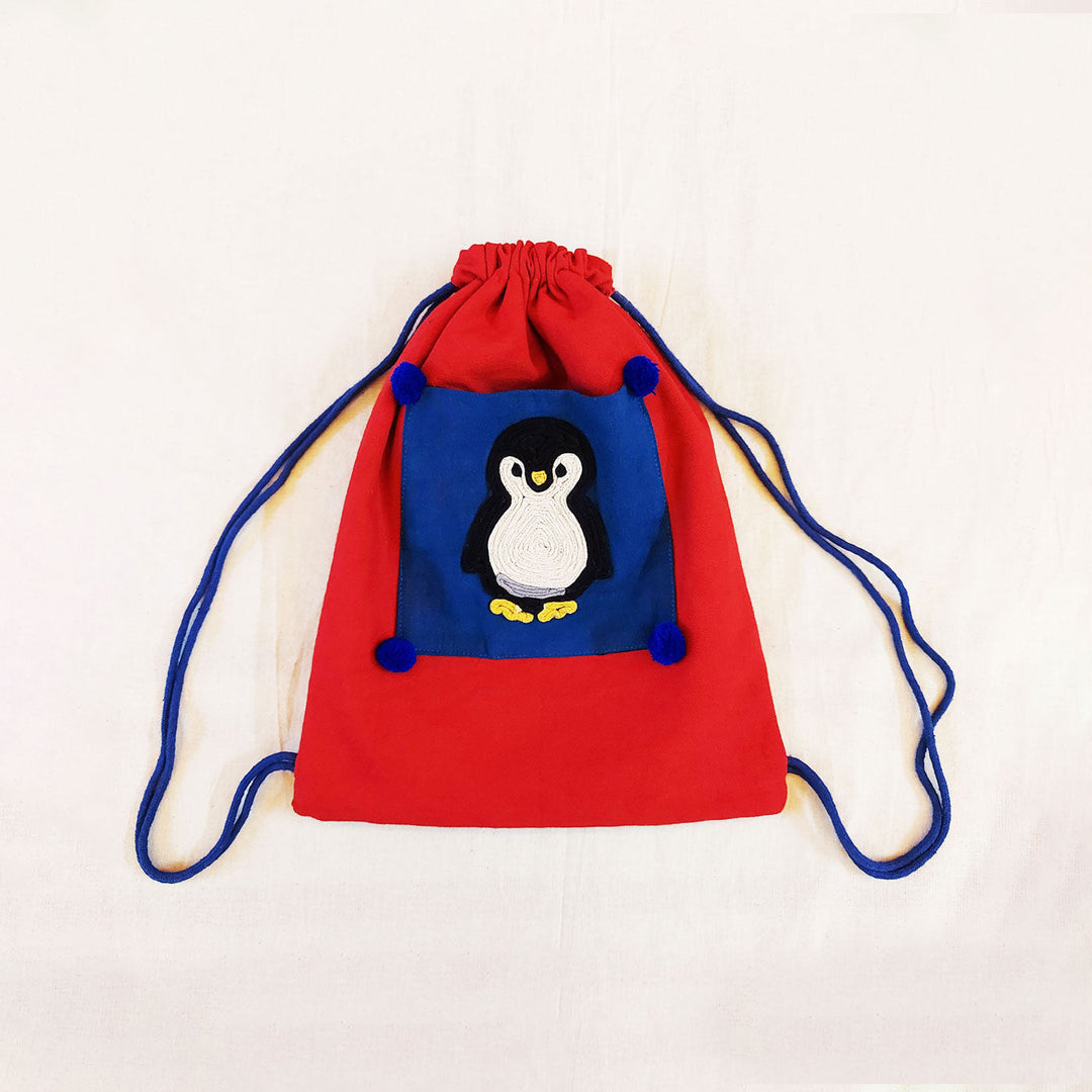 Embroidered Kid's Animal Theme Backpack for School & Trips