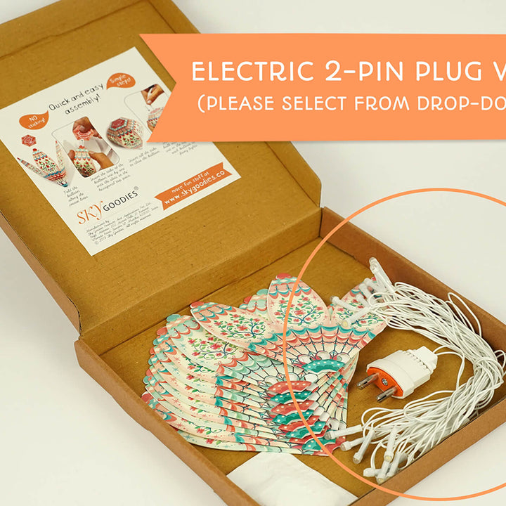 Paper Mini Hot Air Balloon DIY Fairy Lights