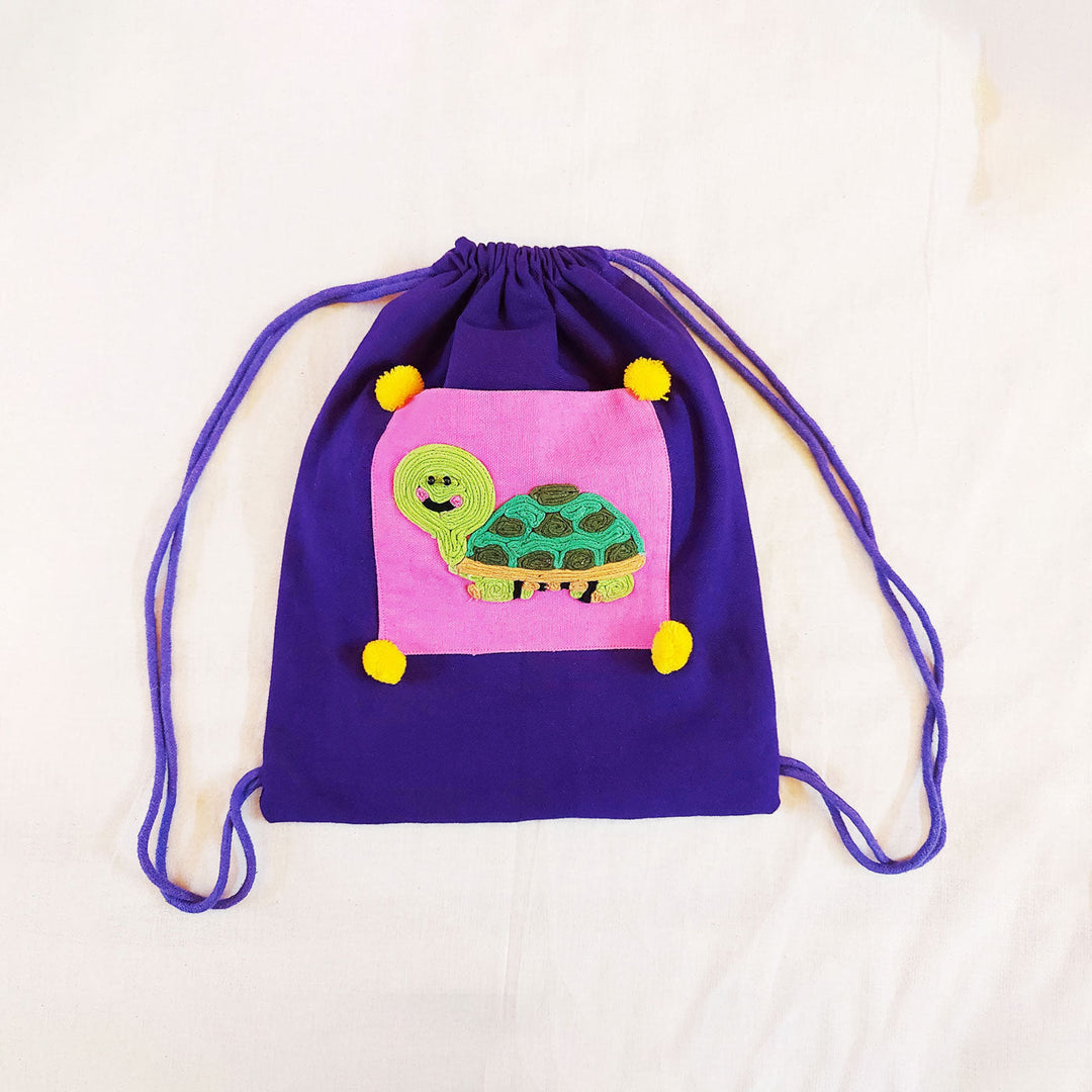 Embroidered Kid's Animal Theme Backpack for School & Trips