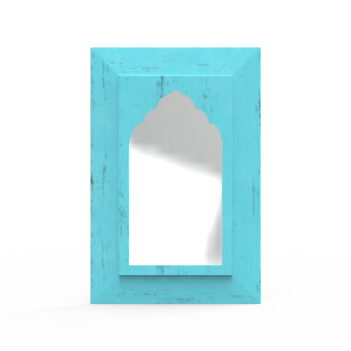 Vintage Medium Mughal Styled Mirror - Zwende