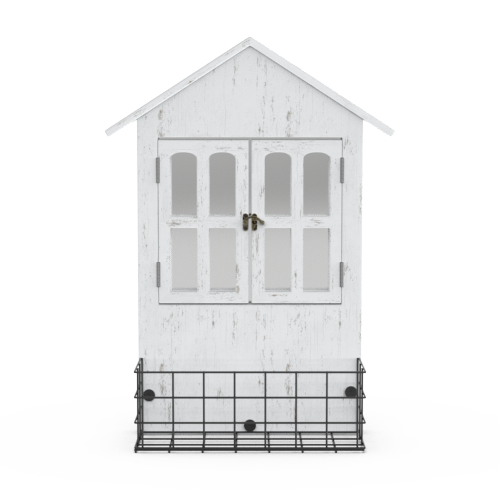 House Shaped Window Mirror