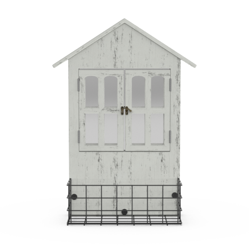 House Shaped Window Mirror
