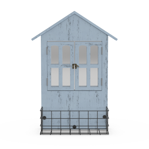 House Shaped Window Mirror