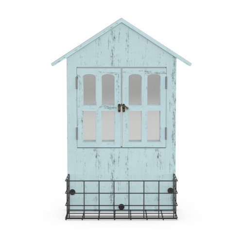 House Shaped Window Mirror