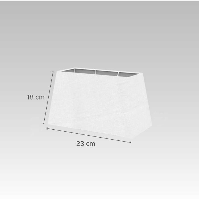 Plain Tabletop Lampshade - Rectangular