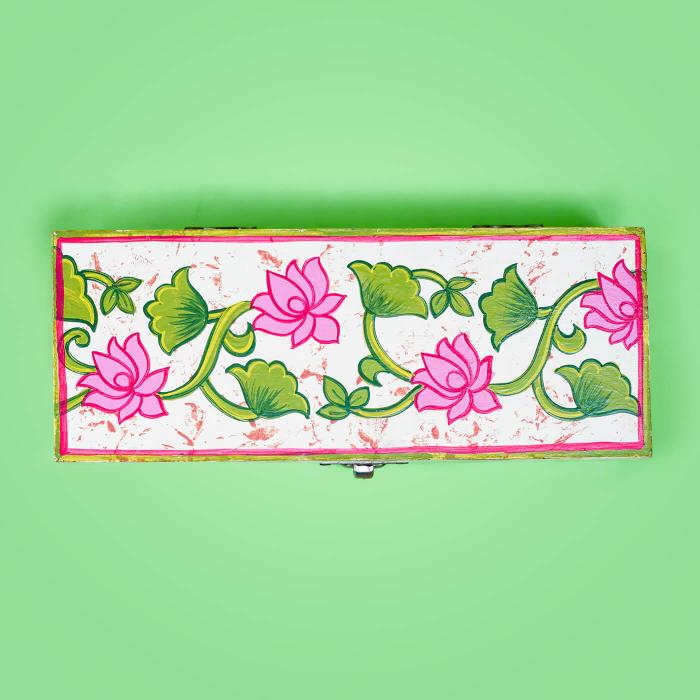 Rectangle Accessory Organizer - Pichwai Lotus