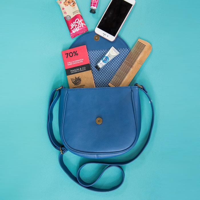 Small Blue Sling Bag