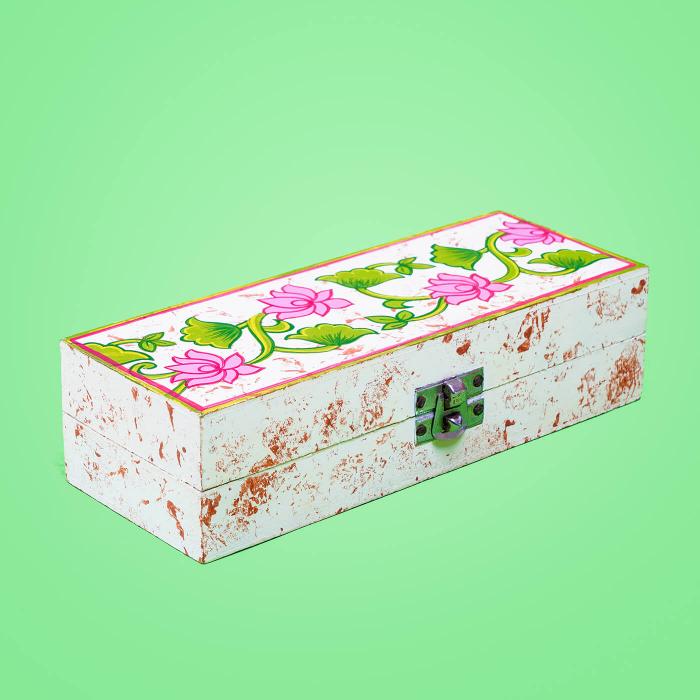 Rectangle Accessory Organizer - Pichwai Lotus