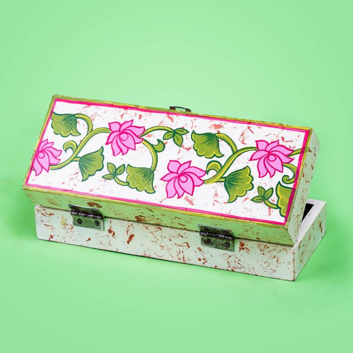 Rectangle Accessory Organizer - Pichwai Lotus