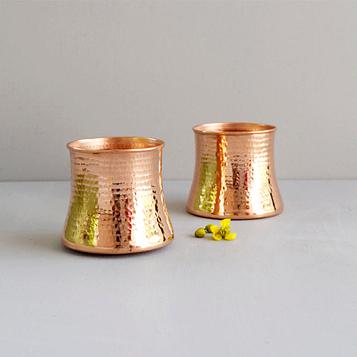 Concave Copper Tumbler