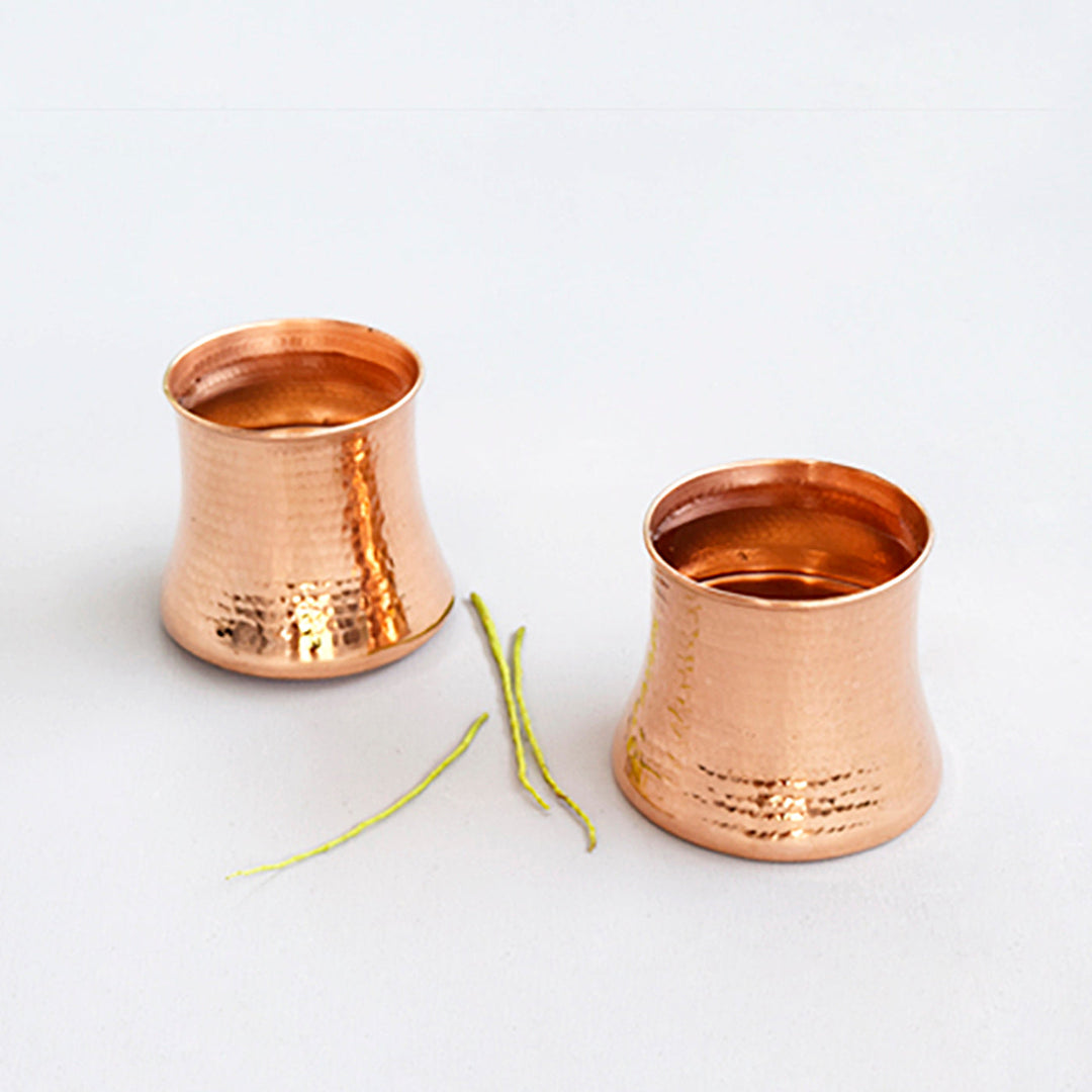 Concave Copper Tumbler