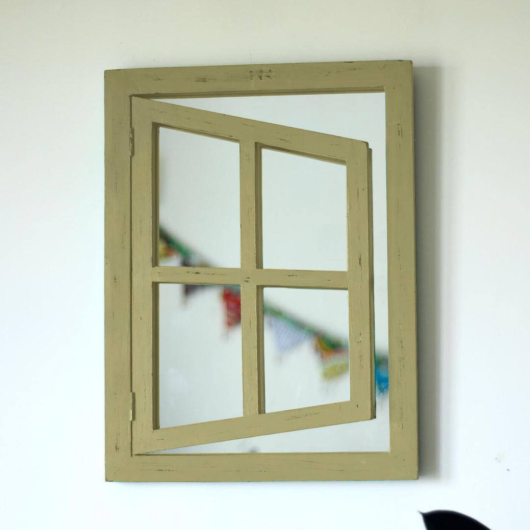 Small Classic Illusion Window Mirror