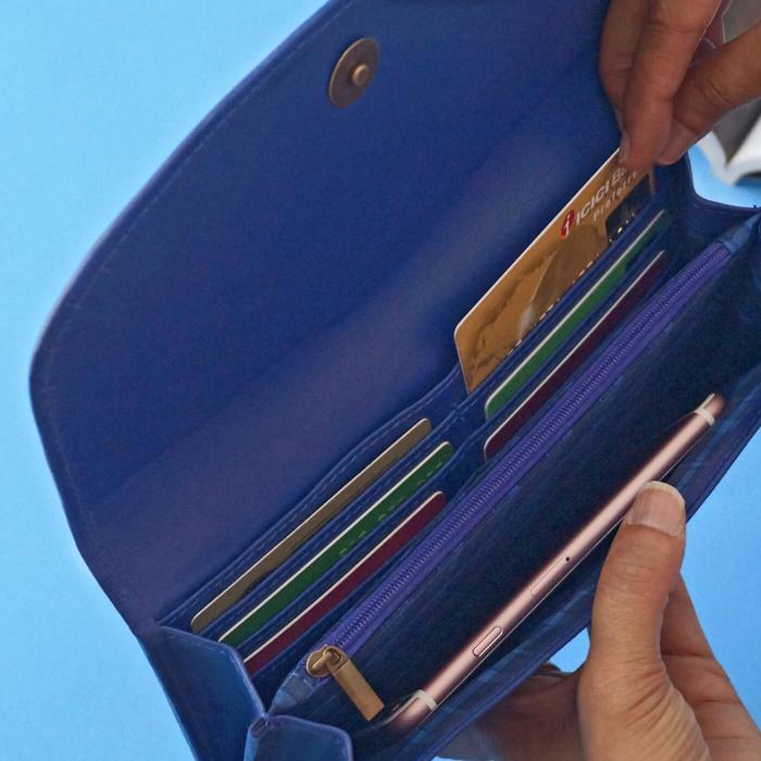 Custom Leather Flap Wallet