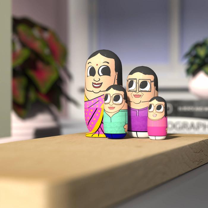 Personalized Nesting Dolls