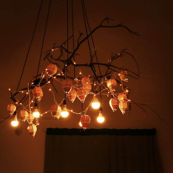 Paper Mini Hot Air Balloon DIY Fairy Lights