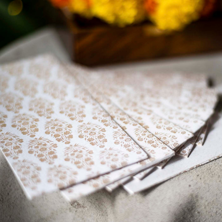 Handcrafted Envelopes - Pack of 10 - Pearl White