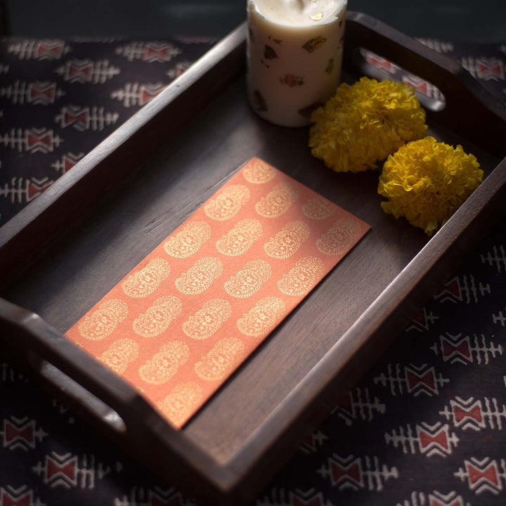 Handcrafted Envelopes - Pack of 10 - Orange