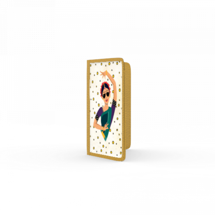 Passport Cover with Dancer - The Indian Raga Collection