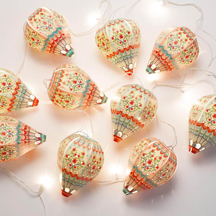 Paper Mini Hot Air Balloon DIY Fairy Lights