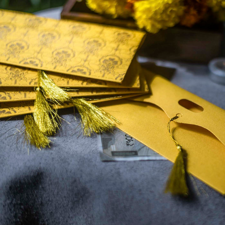 Handcrafted Envelopes - Pack of 5 - Yellow