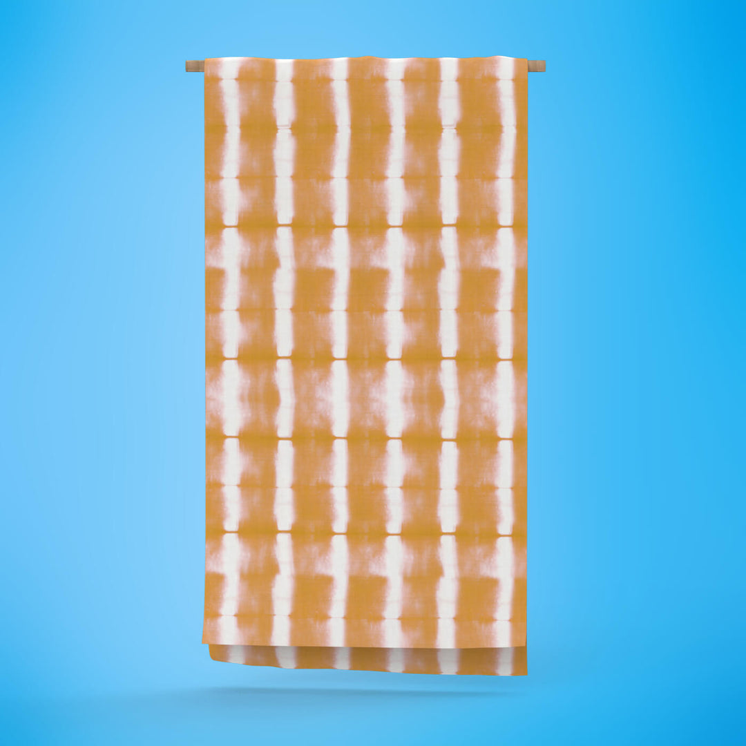 Shibori Stole with line pattern - Zwende