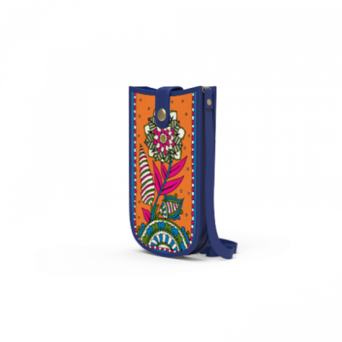 Passion Flower Mobile Sling in Royal Blue