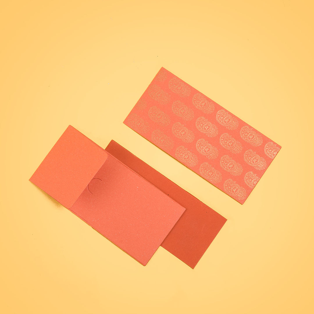 Handcrafted Envelopes - Pack of 10 - Orange